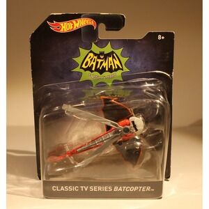 Hot wheels Batman Classic TV Series Batcopter  New 2015 (A2)